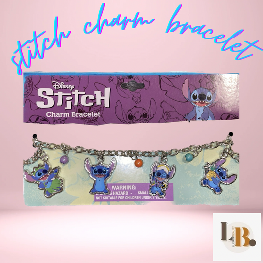 Stitch charm bracelet