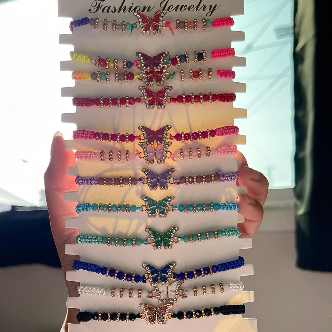 Butterfly bracelets